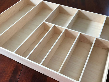 Utensil Drawer Organizer, Maple