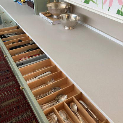 Utensil Drawer Organizer, Maple