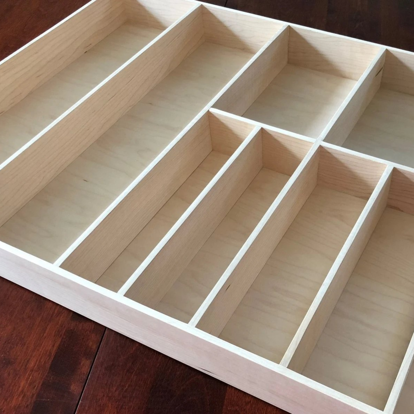 Utensil Drawer Organizer, Maple