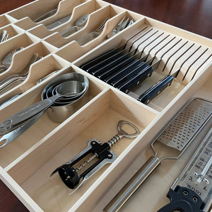 Knife Drawer Organizer, Maple