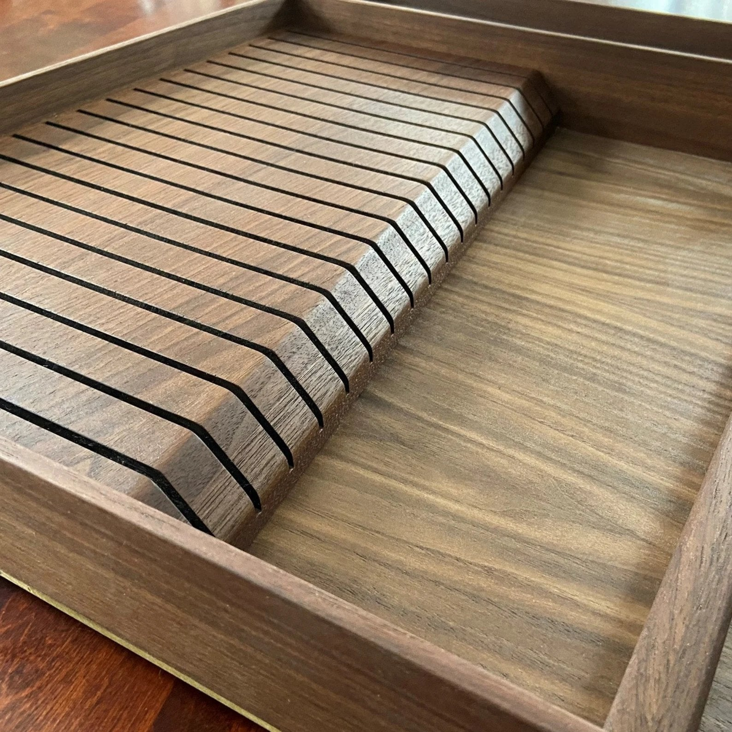 Knife Drawer Organizer, Walnut