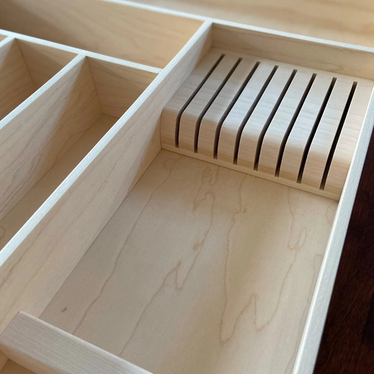 Knife Drawer Organizer, Maple